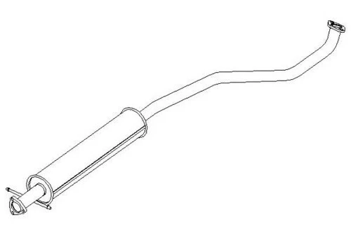 DAEWOO CHEVROLET LACETTI 1.4 1.6 1.8 2004-2008 Exhaust Centre Silencer