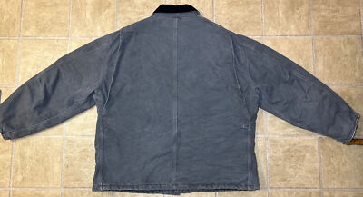 Vintage Carhartt C26 GVL Sandstone Duck Canvas Quilt Lined Work