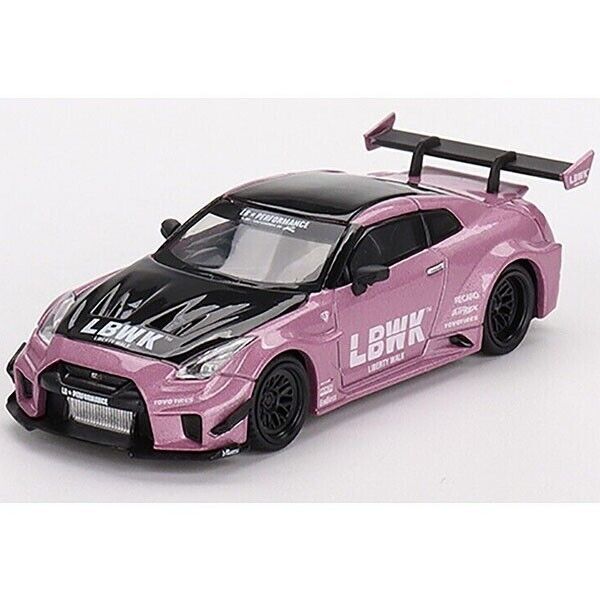 Mini GT 1:64 Diecast LB-Silhouette WORKS GT Nissan 35GT-RR Ver.2 Passion  Pink – Mocitos