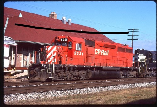 ii743 Orig. Slides CP Rail 5531 SD40 Lansing, MI 1997 - 第 1/1 張圖片