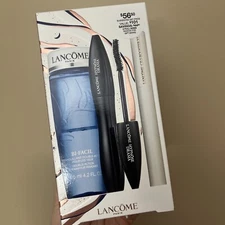 Set of Lancome Hypnose Drama Mascara + Cils Booster XL + Eye Makeup Remover