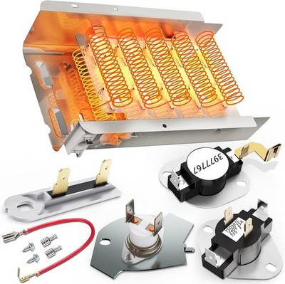 Dryer Heating Element for Whirlpool LER4634BQ2 LER6644DQ1 LEN2000LW1 LEP6646AW2