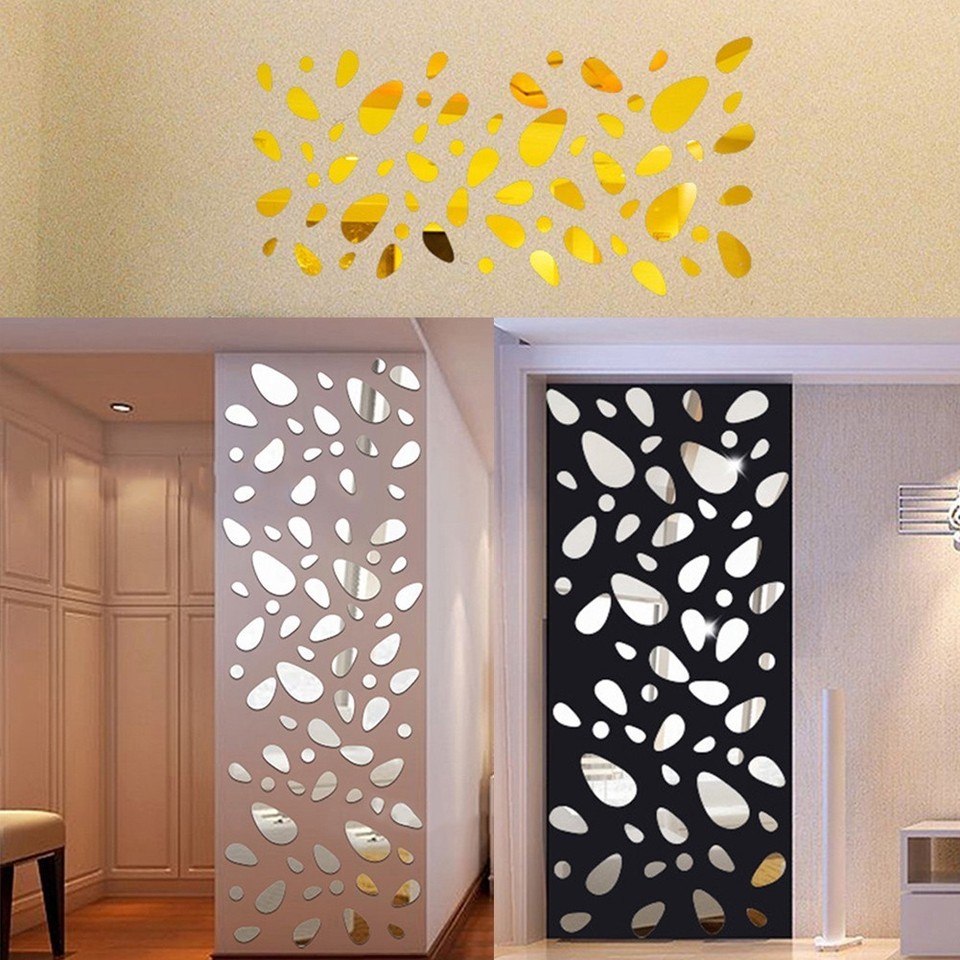 Mirror Sticker Wall Decal Spare Parts Wall Sticker 3D Acrylic Old ...