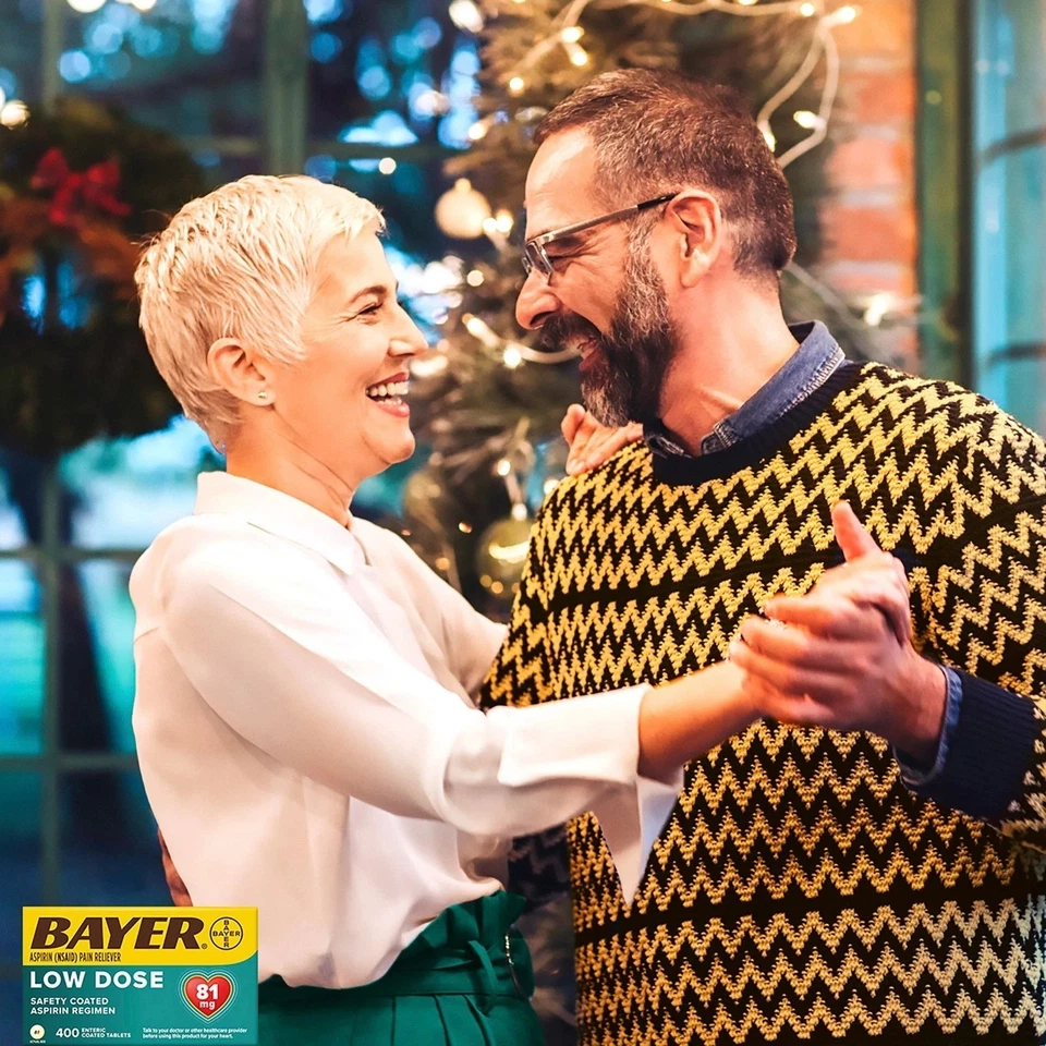 Régimen de aspirina Bayer dosis baja 81 mg., 400 comprimidos recubiertos entéricos ENTREGA GRATUITA Foto 4 de 4