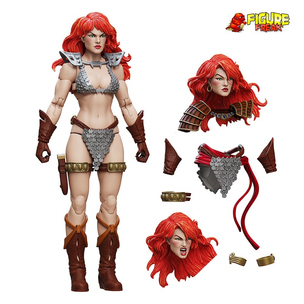 Boss Fight Studios Epic Hacks Red Sonja 1:12 Action Figure | eBay