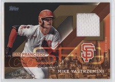 2024 Series 1 City Connect Swatch Collection Gold 27/50 Mike Yastrzemski 7at