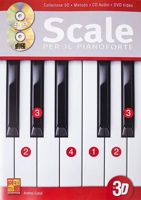Scale Per Il Pianoforte | Buch + CD + DVD | 2014 | Play Music Italy