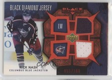 2007-08 Upper Deck Black Diamond Jerseys Dual Ruby 55/100 Rick Nash #BDJ-RN rp9