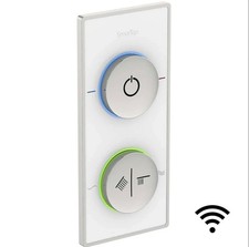 SmarTap smart digital shower White dual control Riser Rail Kit Overhead RRP £679