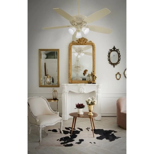 Minka Aire Classica 54" Ceiling Fan - Provencal Blanc 5-Blade Remote Control - Picture 3 of 3