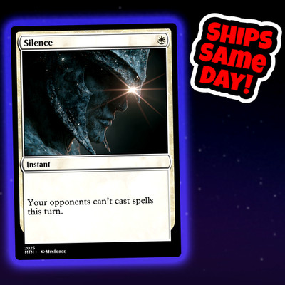 Silence - Custom Art Magic: The Gathering Playtest Card - Commander EDH