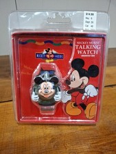 Mickey MOUSE MICKEY MOUSE TALKING WRIST WATCH NEW IN PACKAGE SEALED
