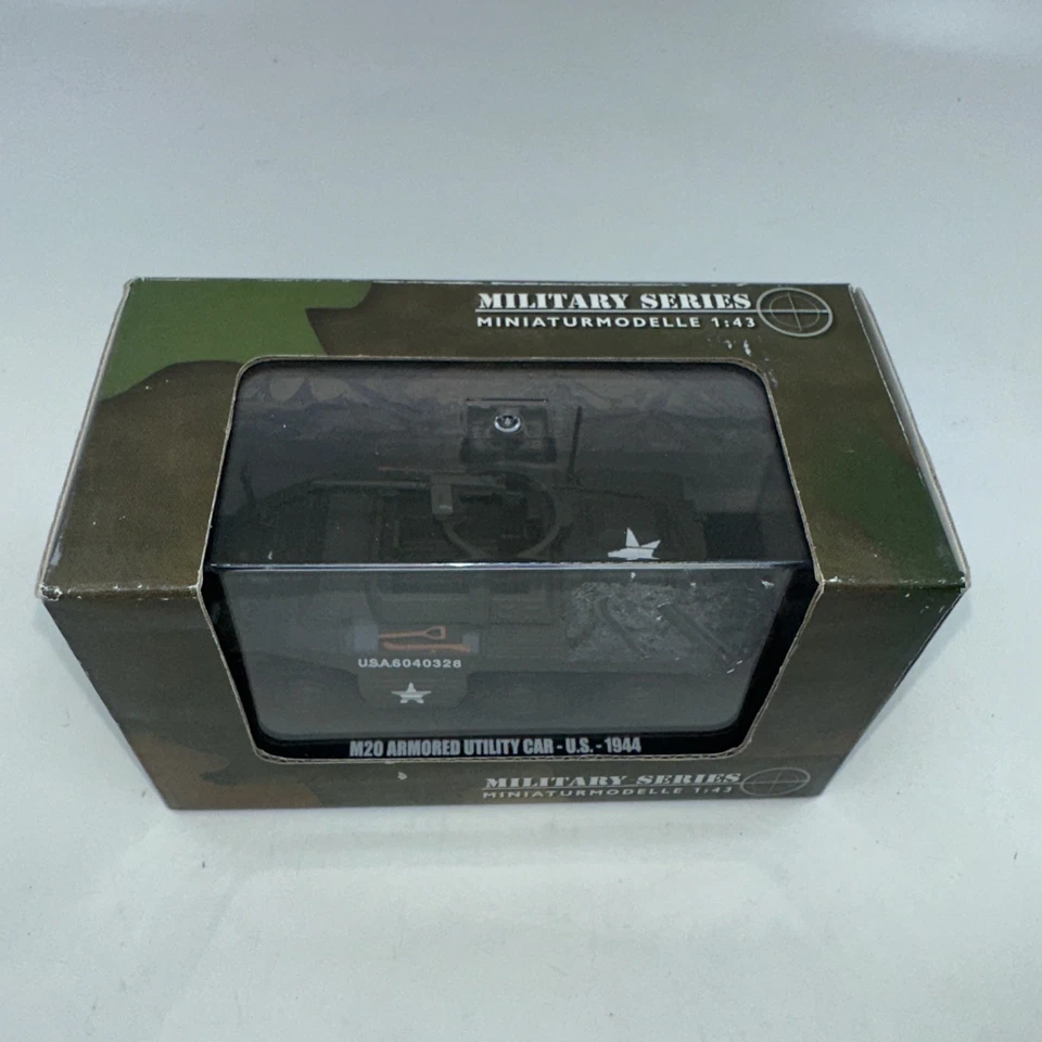 Eaglemoss Ford M8 Armored Car 1:43 Diecast 2nd Armored Div Avranches France 1944 - Image 2 of 4