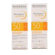 2 PACK Bioderma Photoderm Aquafluide Golden Spf 50 40ml Exp