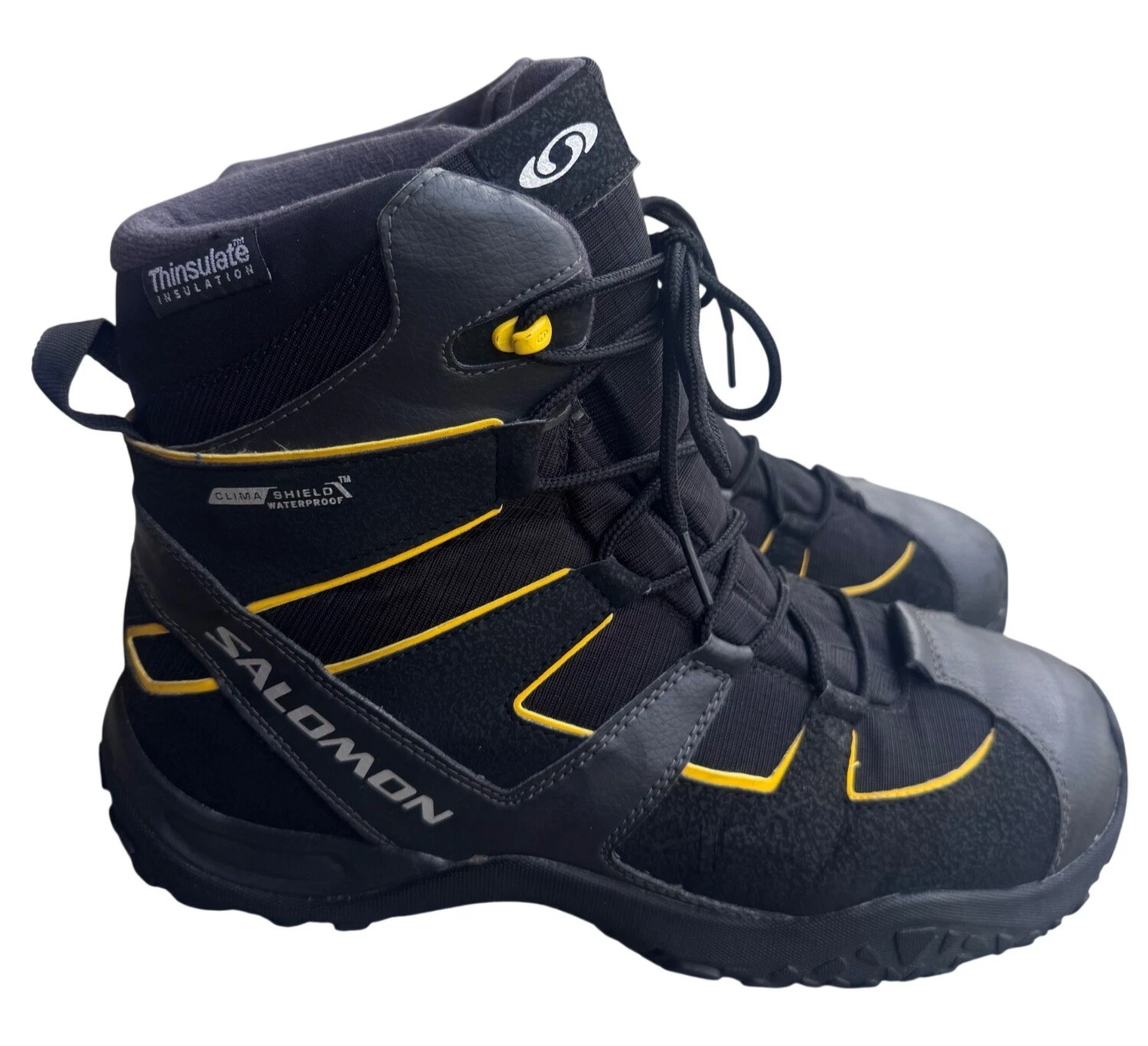 Salomon Snowtrip Mens Size 11.5 Waterproof Snow Boots Thinsulate Insulated Winte