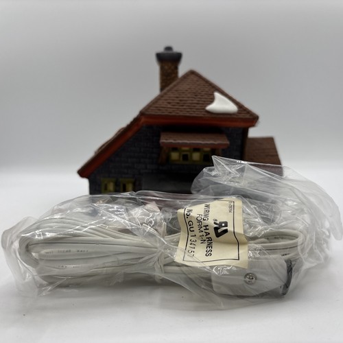 Vintage Department 56 1992 HVC New England Village Bluebird semi e bulbo 5642-1 - Foto 7 di 12