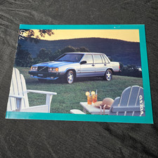 Vintage 1990 Volvo 740 Sales Brochure Foldout Trade In Promotion Booklet Origina