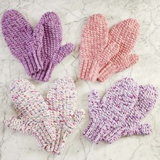Herrschners  Sprinkle Mitts Crochet Kit
