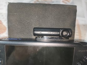 PSP Street E1004 CB Black Boxed Console With 6 Games, Memory, Camera, Case.