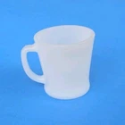 NM Vintage Anchor Hocking Fire King Oven White Milk Glass Coffee Mug Made in USA