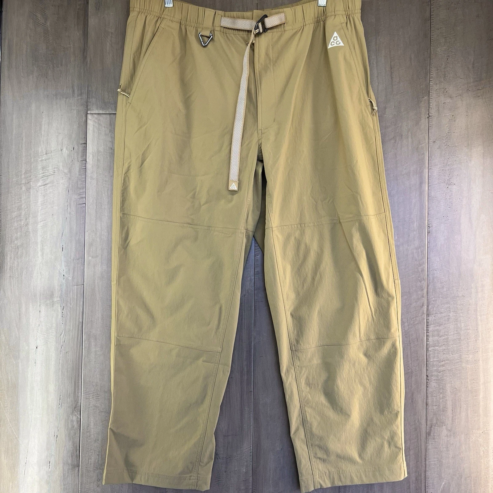 Nike ACG Men’s UV Repel Woven Hiking Pants Khaki Size XXL FN2450-297