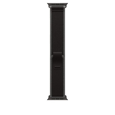 APPLE 49 mm Trail Loop (S/M), Ersatzarmband, Schwarz/Kohlegrau