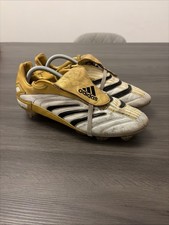 Adidas Predator Absolute SG Teamgeist Gold UK9 Football Boots Rare Vintage 2006