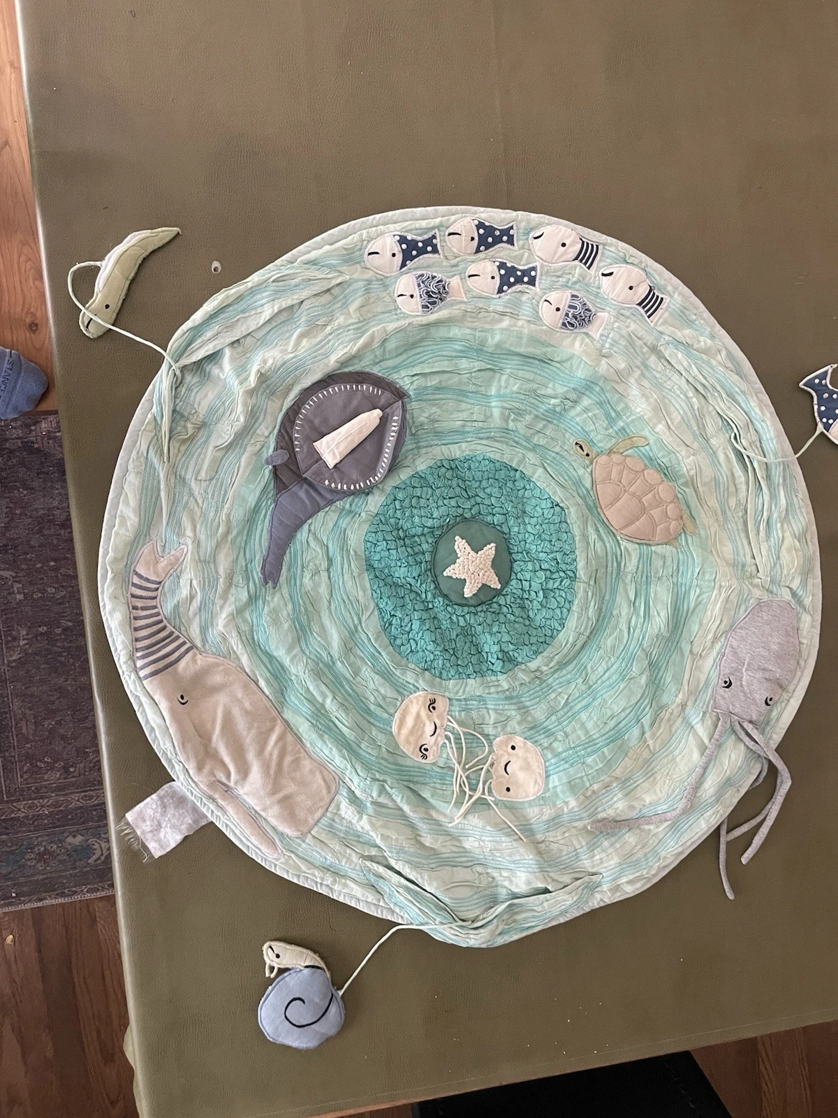 Land Of Nod Sea Life Activity Floor Mat