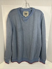 Ace Rivington Sweater Mens Blue XL Long Sleeve Sweatshirt Crew MADE IN USA VTG