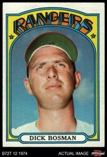 1972 Topps #365 Dick Bosman Rangers 5 - EX