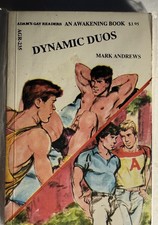 DYNAMIC DUOS - 1989 MARK ANDREWS  -AGREADERS VINTAGE PULP NOVEL GAY INTEREST
