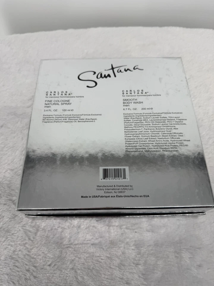 Carlos Santana Juego de Regalo Colonia Hombre 3.4oz EDT + Jabón Corporal - Nueva Caja Abierta Foto 4 de 4