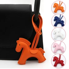 Quality Keychain for Daily Use Horse Theme PU Leather Portable Design