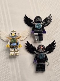 LEGO 70003 LEGENDS OF CHIMA Eris Eagle Interceptor Complete Minifigs Razar Rizzo