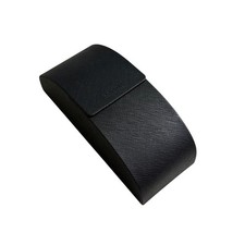 Prada Black Saffiano Leather Hard Eyeglass Sunglasses Empty Case Magnetic