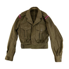 British Army Jacket 1949 Pattern Battledress 50s Khaki RAMC Small SIZE 7