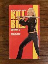 Kill Bill Volume 2 2004 VHS Tape Quentin Tarantino Film Uma Thurman