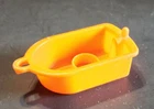 Vintage 1987 FISHER PRICE Little People Floating Marina Orange Boat