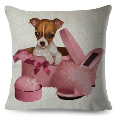 Kissenbezug Kissenbezug süßer Hund 45x45 cm 