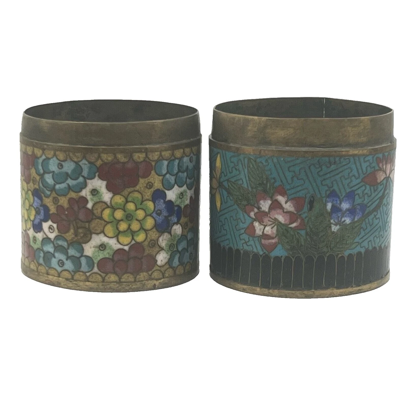 Brass Antique Original Antique Chinese Brush Pots