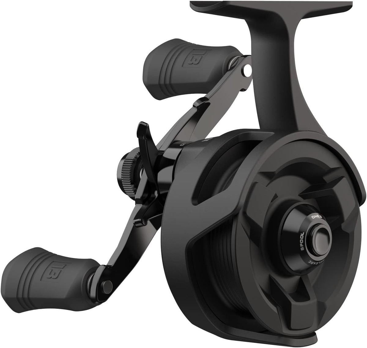 13 FISHING Descent Inline Ice Fishing Reel 2.7:1 Gear Ratio Right