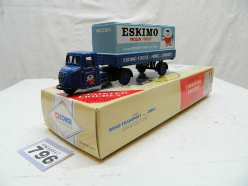 Corgi 1:50 Scammell Scarab With Box Trailer Eskimo Foods Box 97335 - Picture 8 of 8