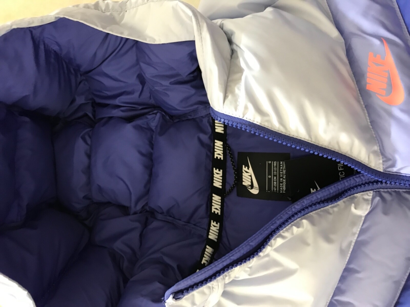 Nike Kids Synthetic Down Fill Jacket Size L 939554-023 Girl for  