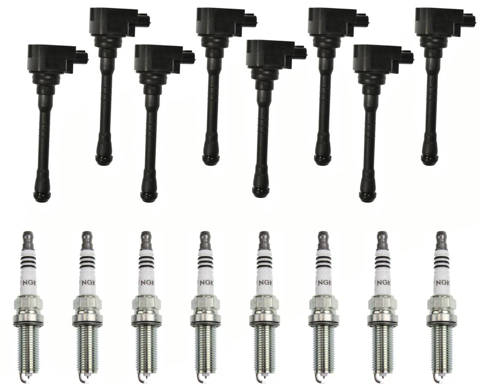 8 bobinas de encendido bujías y filtros de iridio para Nissan Titan 5,6 L 2017-2021 Foto 2 de 4