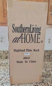 New SOUTHERN LIVING AT HOME Highland Plate Rack Holder 40643