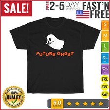 Future Ghost Funny Halloween Horror Design Vintage T Shirt Men Women Fashion NEW
