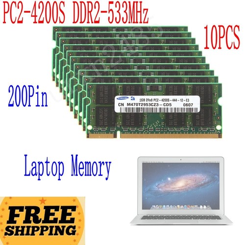 16GB 8GB 4GB 2GB PC2-6400S PC2-5300S PC2-4200S Laptop RAM Memory Samsung LOT - Picture 21 of 27