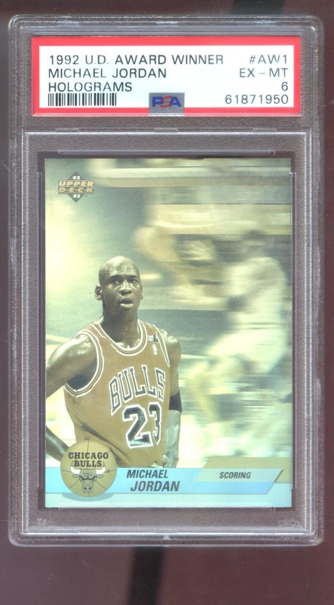 ＠UPPER DECK MICHAEL JORDAN (S1) ポスター NBA Michael Jordan Upper Deck Soaring to First NBA Title #MJ1
