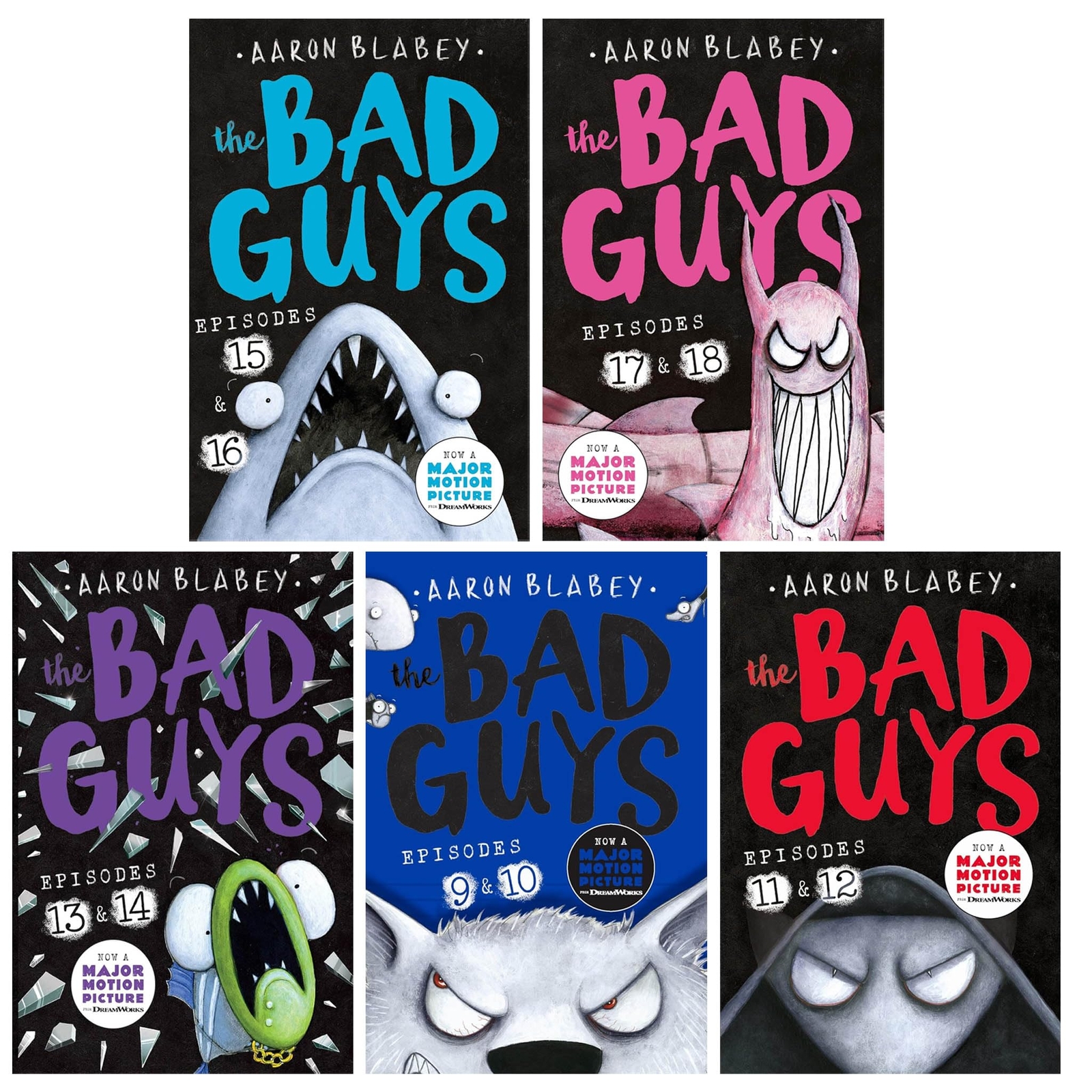 Scholastic The Bad Guys 5 Books Collection Set By Aaron Blabey (Episodes 9-18) - Image 3