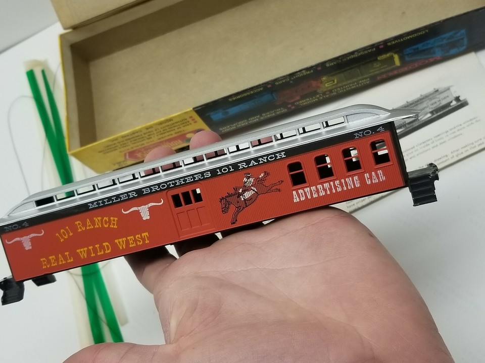 New Old Stock Miller Brothers 101 Ranch Train Car Roundhouse HO Scale ...